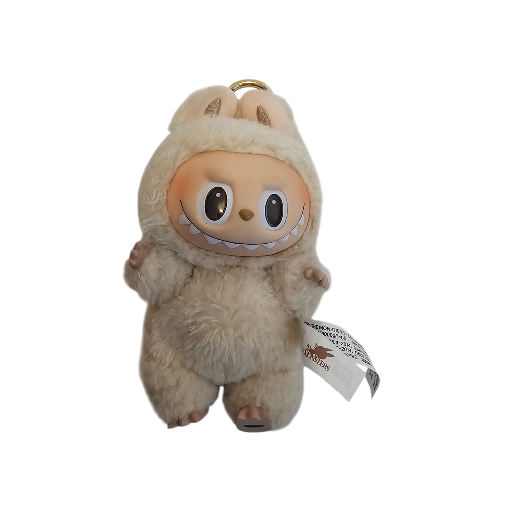 Pop Mart The Monsters 6" Soymilk Labubu Plush with Rotating Head & Keychain